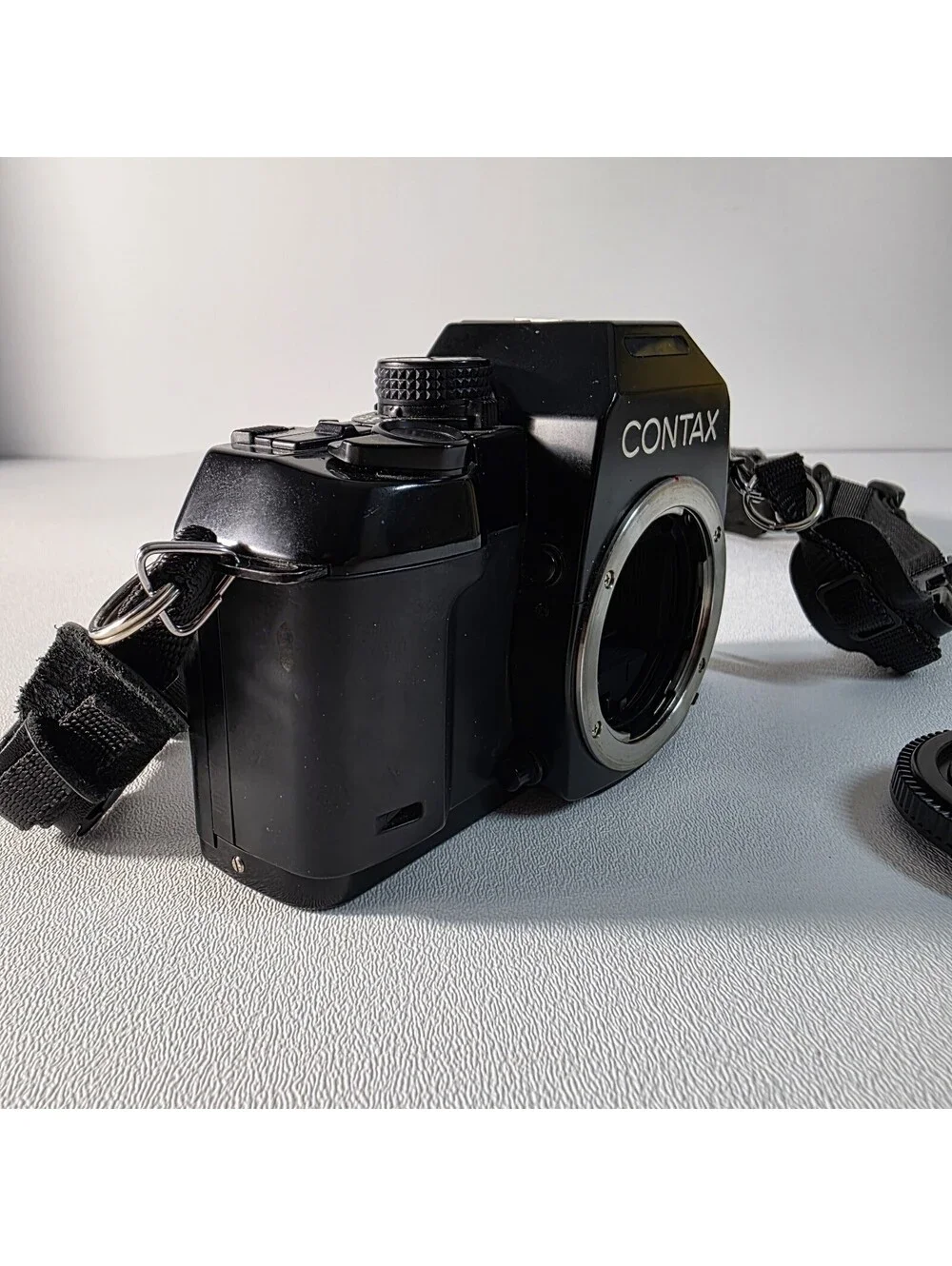Contax 167MT 35mm Film Manual Focus SLR Camera Body W/New Film Door Batteries